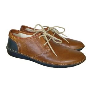Pikolinos Santiago Oxford Brown Leather Men's Shoes Size 41 (US 7.5-8) Lace Up